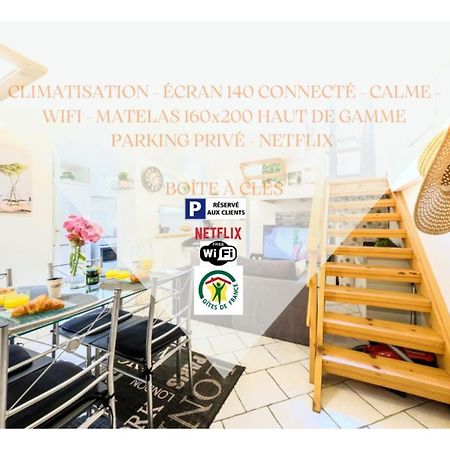 Beau Duplex 54M2, Classe 3 Etoiles Et Label "Gite De France" 5Min Centre, 15Min Gare Climatisation, Calme, 2 Chambres, Netflix Wifi, Tv 140Cms, Parking, Boite A Cles Arrivee Tardive - Gites La Tarine - Albertville Exterior photo
